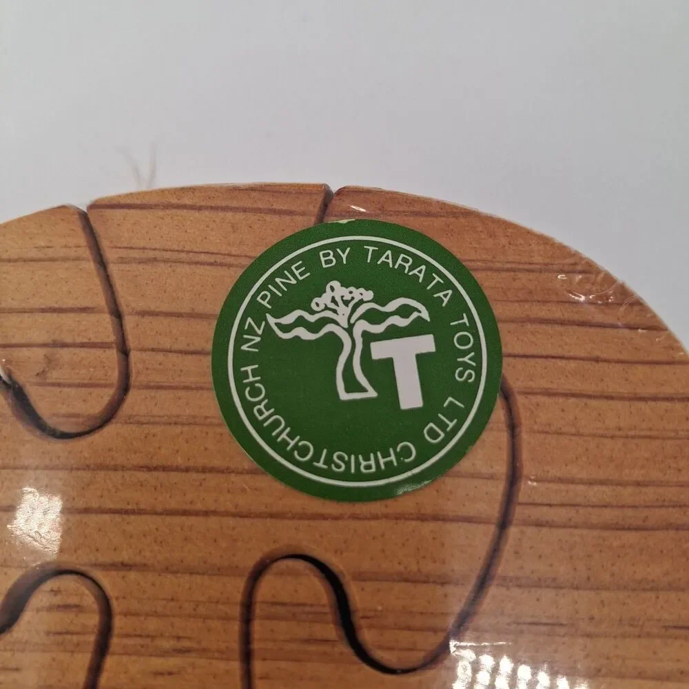 NEW Tarata Wooden Puzzle Hippo 3D Standing New Zealand Pine